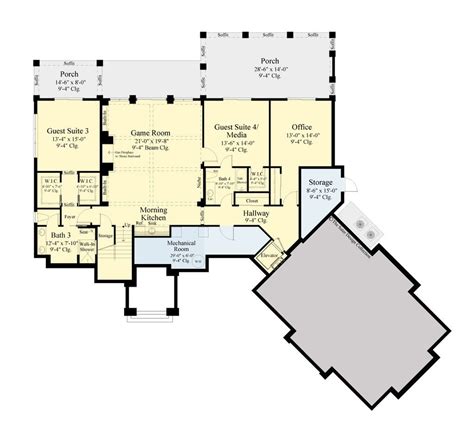 Woodlands House Plan | House floor plans, House plans, Floor plans