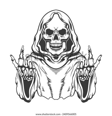 Grim Reaper With Middle Finger Stock Photos and Pictures - 23 Images ...