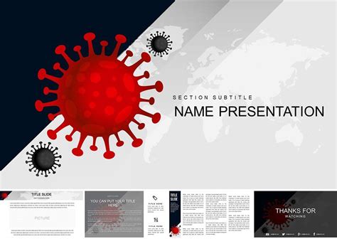 Viruses - Microbiology PowerPoint presentation template