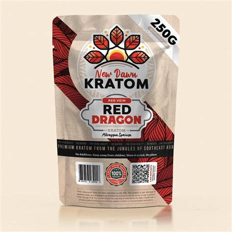 Red Dragon Kratom - Premium Powder and Capsules at $16