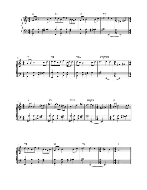 modulation practice Sheet music for Piano (Solo) Easy | Musescore.com