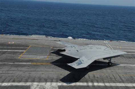 It's Tough Not to Ogle This X-47B Drone Landing on an Aircraft Carrier | The SITREP Military ...