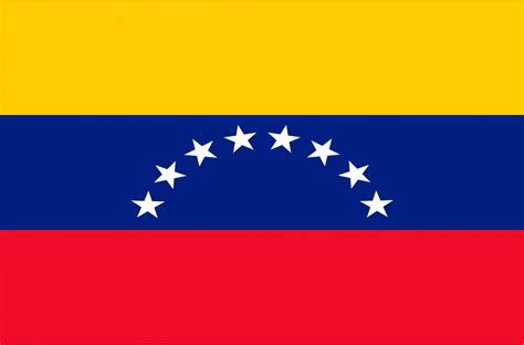 The colors of the flag of Venezuela