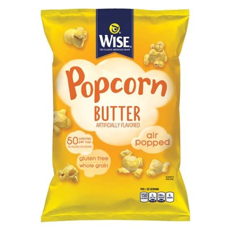 Wise Artificially Flavored Butter Popcorn - 6oz : Target