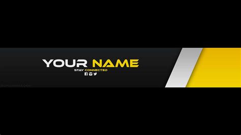 Free Youtube Banner Template #28 Download Now I Photoshop Pertaining To ...