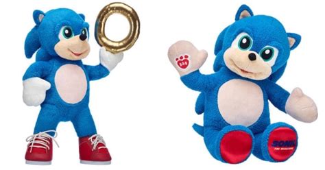 Build-A-Bear Just Released A Sonic The Hedgehog Bear