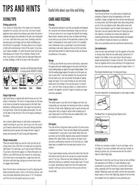 Sport Kite Tips | PDF | Kite | Wound