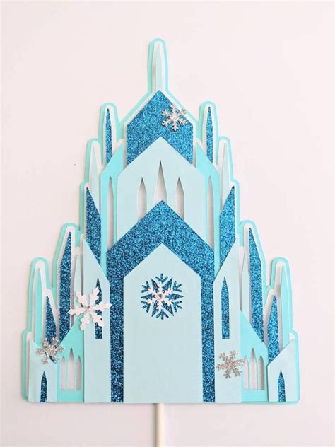 Frozen Castle Cake Topper or Cakecup Tower Stand Frozen cake topper Frozen Birthday Party - Etsy ...