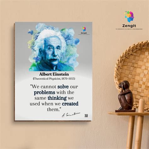 Albert Einstein Quote Digital Print Art Einstein Poster Albert - Etsy