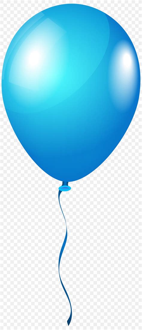 Balloon Blue Clip Art, PNG, 2716x6301px, Balloon, Azure, Birthday, Blue ...