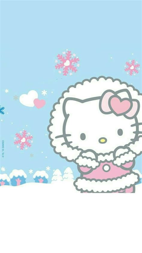 Hello Kitty Snow Wallpaper