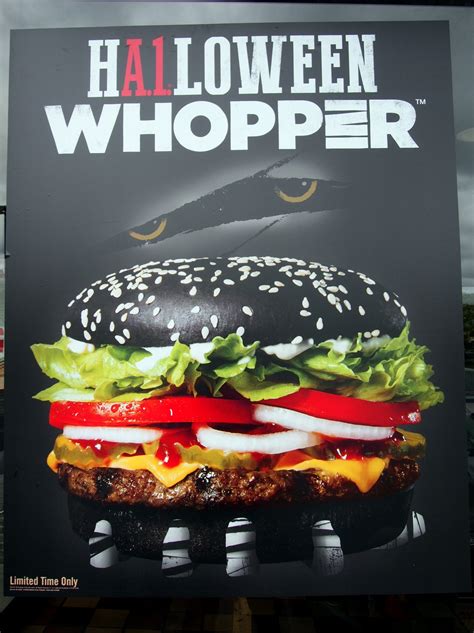 OTIS (Odd Things I've Seen): Buns of Sable: The Burger King Halloween Whopper