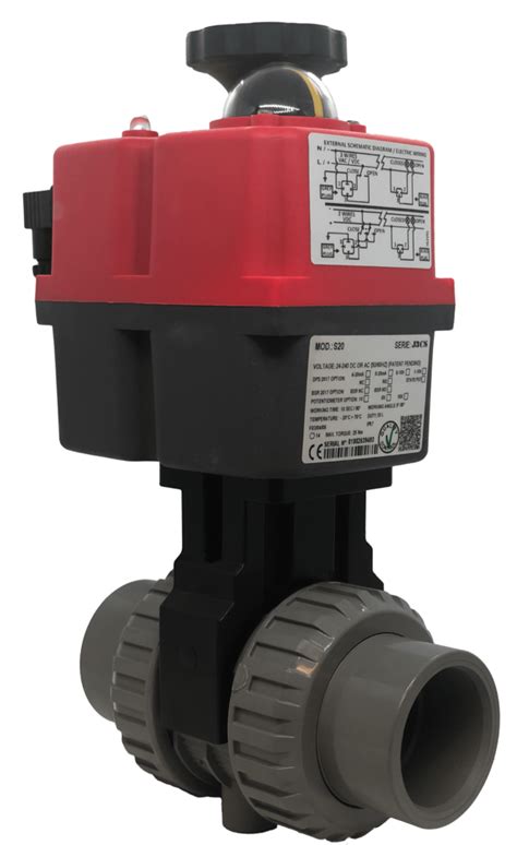 Actuated Valve - Motorized Ball Valve - Cepex Extreme PVC Ball Valves ...