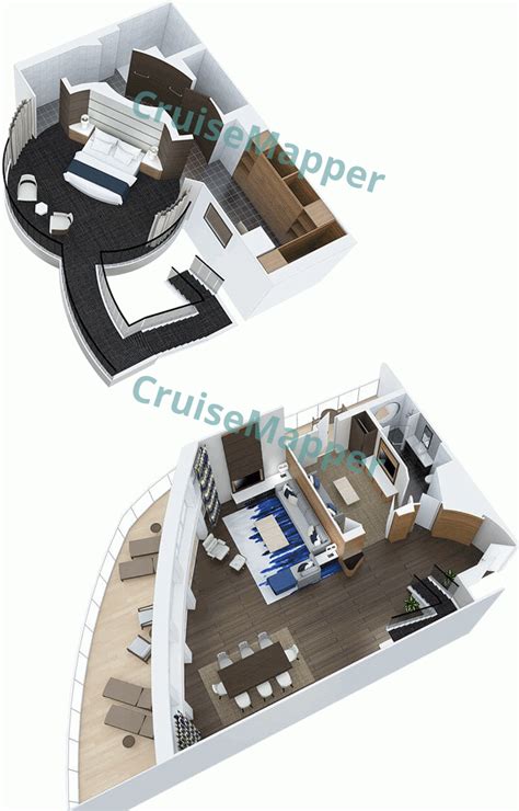 Anthem of the Seas cabins and suites | CruiseMapper