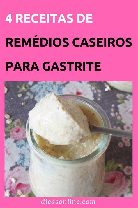 Remédios caseiros para gastrite e como tomá-los Natural Remedies ...