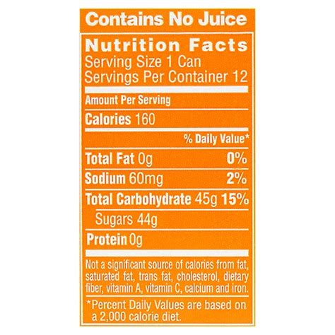 Fanta Ginger Ale Nutrition Facts | Besto Blog