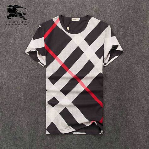 tee shirt burberry homme pas cher,2018 Populaire Tee shirt Burberry Homme Col Rond Slim Manches ...