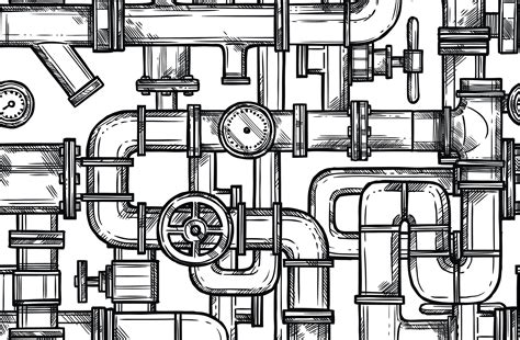 Pipes Drawing at GetDrawings | Free download