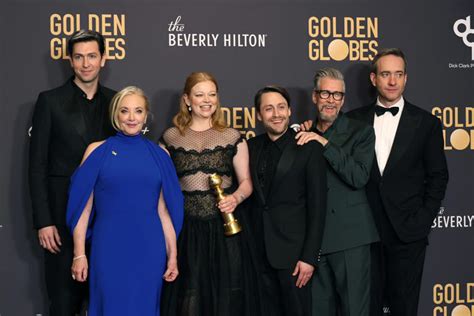 'Succession' cast reunites at Golden Globe Awards as show, stars take home trophies