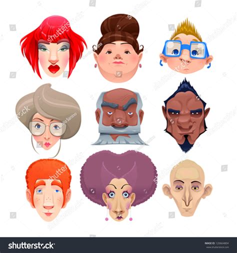 Kind People Vector Cartoon Isolated Characters Stock Vector (Royalty ...