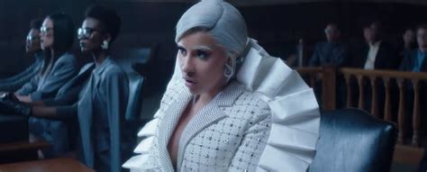 Cardi B's White Eyebrows in "Press" Music Video | Cardi B "Press" Music Video Beauty Looks ...