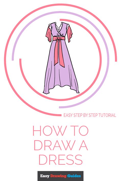 How to Draw a Dress - Really Easy Drawing Tutorial