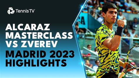 Carlos Alcaraz Masterclass vs Alexander Zverev! | Madrid 2023 Highlights - TennisGusto