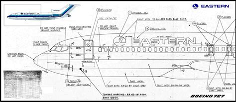 Eastern Air Lines Boeing 727 100 | Blueprints dated October … | Flickr