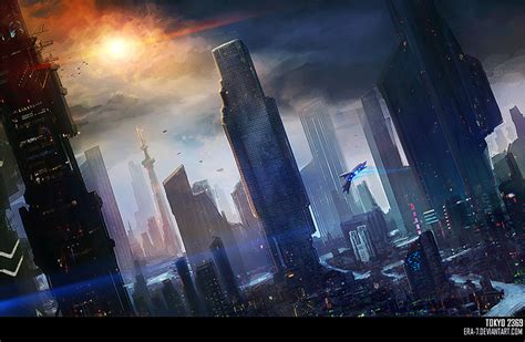 Awe-Inspiring Futuristic City Art & Cityscape Concepts