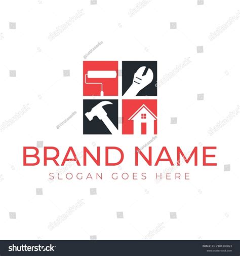 Build Concept Vector Illustration Logo Design Stock Vector (Royalty ...