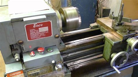 Enco Metal Lathe 2031 No Reserve 110-2031 - YouTube