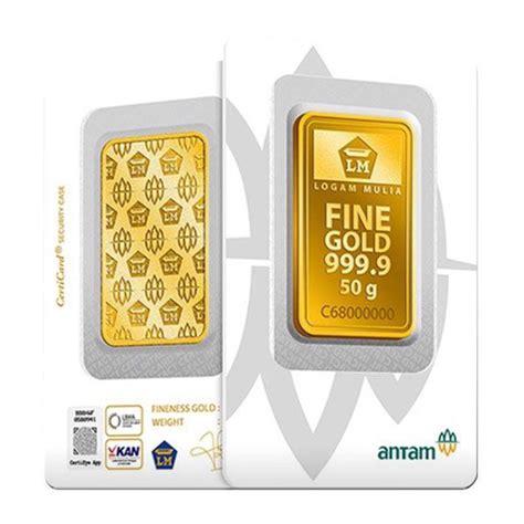 Antam Emas Batangan - 99.99% - 50 gram