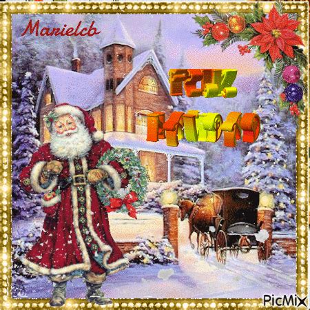 FELIZ NAVIDAD*MARIELCB*DIC-2023 - GIF animado gratis - PicMix