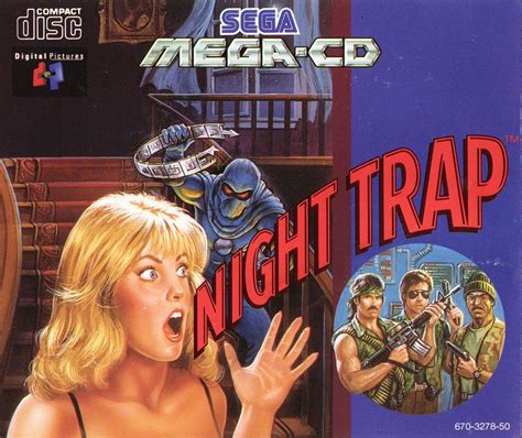 Night Trap (1992) SEGA CD box cover art - MobyGames