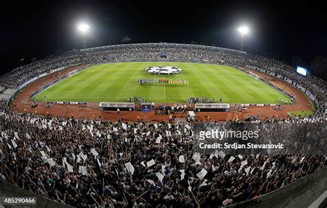 Partizan Belgrade Stadium Photos and Premium High Res Pictures - Getty ...