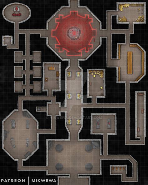 Cultist Dungeon Battle Map by mikwewa on DeviantArt