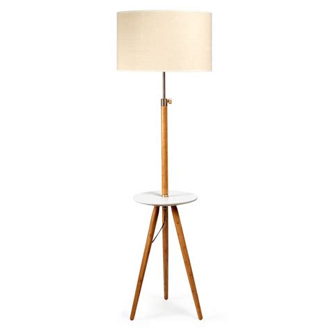 Tripod Floor Lamp with Table and Extendable Top 167cm - Jarri Lights