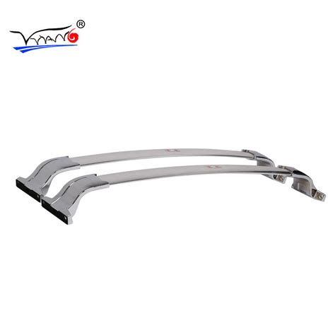 Stainless Steel Universal Cargo Cross Bars , Chromed B022 Universal Roof Rail Bars For Buick ...