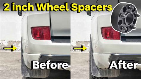 How 2-inch Wheel Spacers Before and After for Toyota Cars?