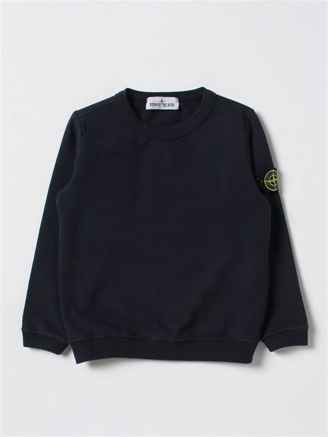 Stone Island Junior Sweater Kids Color Navy | ModeSens