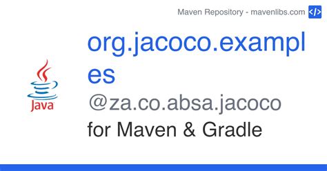 org.jacoco.examples for Maven & Gradle - @za.co.absa.jacoco