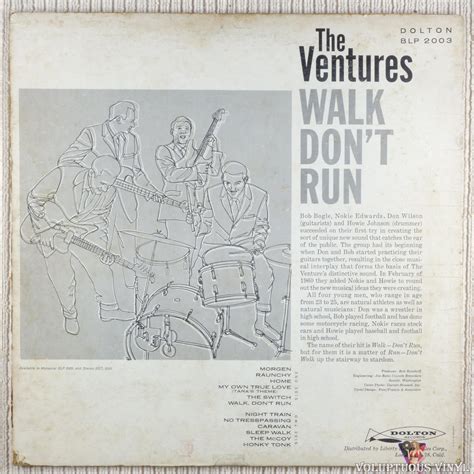 The Ventures – Walk Don't Run (1960) Vinyl, LP, Album, Mono – Voluptuous Vinyl Records