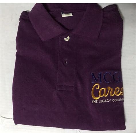 MCGI Cares PLAIN PURPLE / VIOLET POLOSHIRT Embroidered Logo | Shopee ...