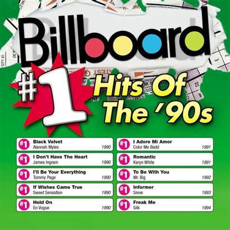 Billboard #1 Hits of the '90s - Billboard #1 Hits of the 90's - Amazon ...