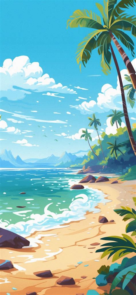 Hawaii Beach Summer Art Wallpapers - Hawaii Wallpaper iPhone