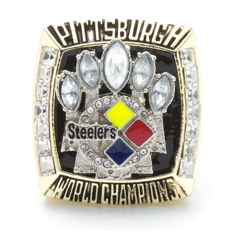 NFL 2005 PITTSBURGH STEELERS SUPER BOWL XL WORLD CHAMPIONSHIP RING Rep ...