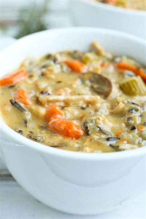 Leftover Turkey and Wild Rice Soup - Happy Healthy Mama