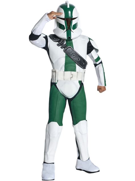 Star Wars The Clone Wars - Clone Trooper Commander Gree Child Costume - PartyBell.com