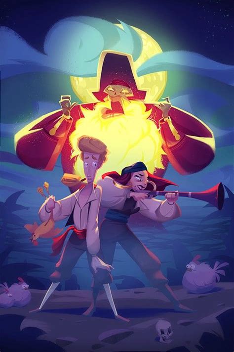 Writing World - powersimon: Some Monkey Island fan art for... | Monkey island, Character art, Art