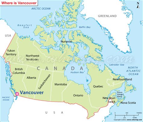 Canada Map Vancouver | Zip Code Map